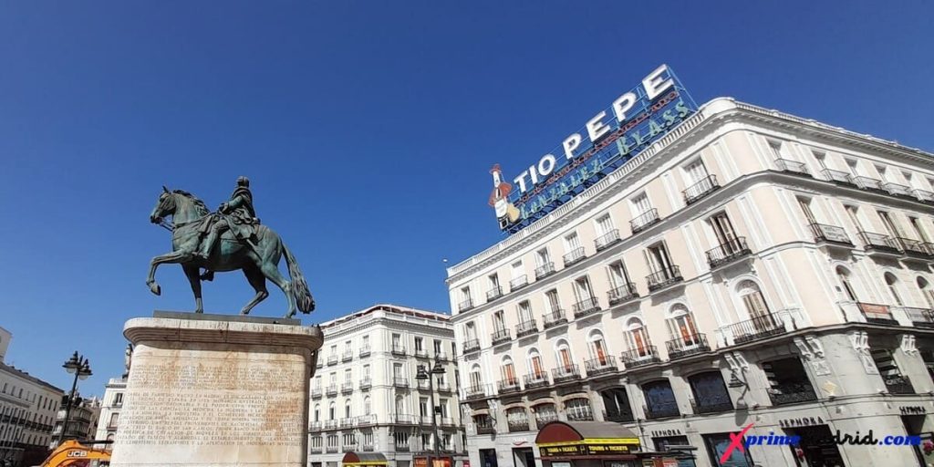Cartel Tío Pepe en la Puerta del Sol
