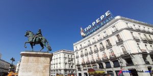 Cartel Tío Pepe en la Puerta del Sol