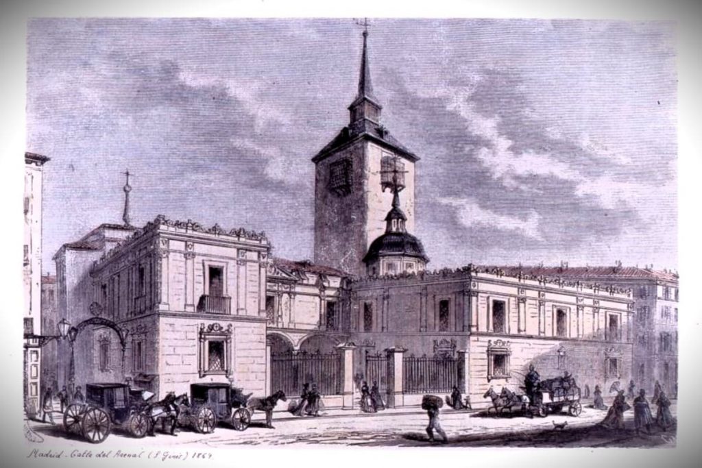 Iglesia San Ginés de Arlés 1869 memoriademadrid