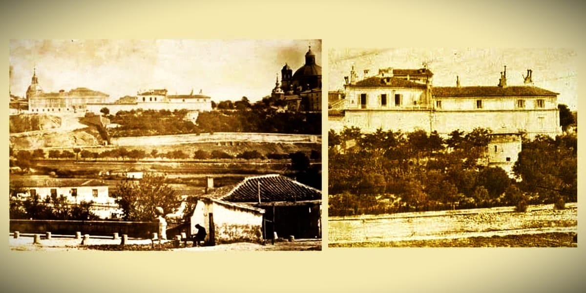Imágenes del Palacio del Infantado en 1855