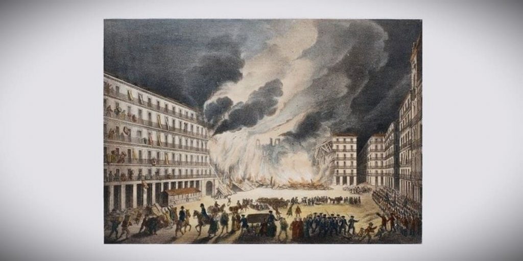Incendio de la Plaza Mayor 1749