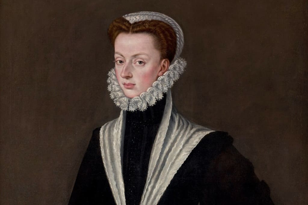 Juana de Austria lienzo de Alonso Sánchez Coello