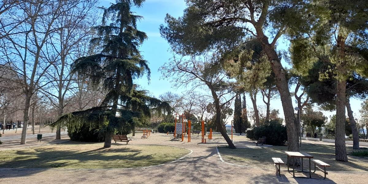 Zona ejercicios Parque Ronda del Sur Santa Catalina
